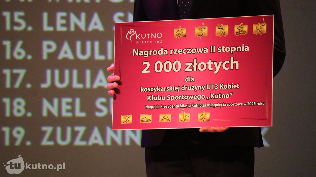 Święto Sportu w Kutnie: Prezydent nagrodził mistrzów