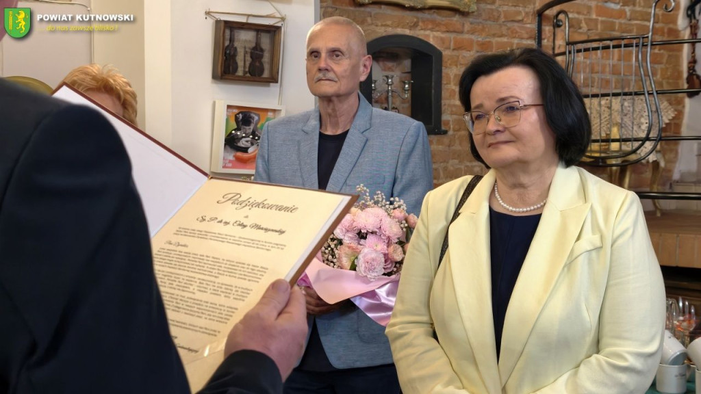 Medal i słowa uznania: zakończenie 20-letniej służby Pani Celiny Marciszewskiej
