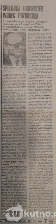 Żychlin: Pamięć o cmentarzu żydowskim trwa