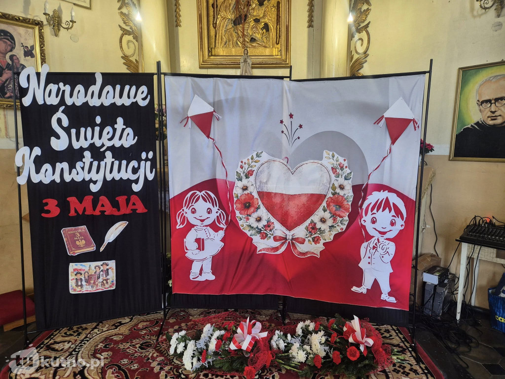 Dąbrowice świętują 3 maja: Msza i biało-czerwoni