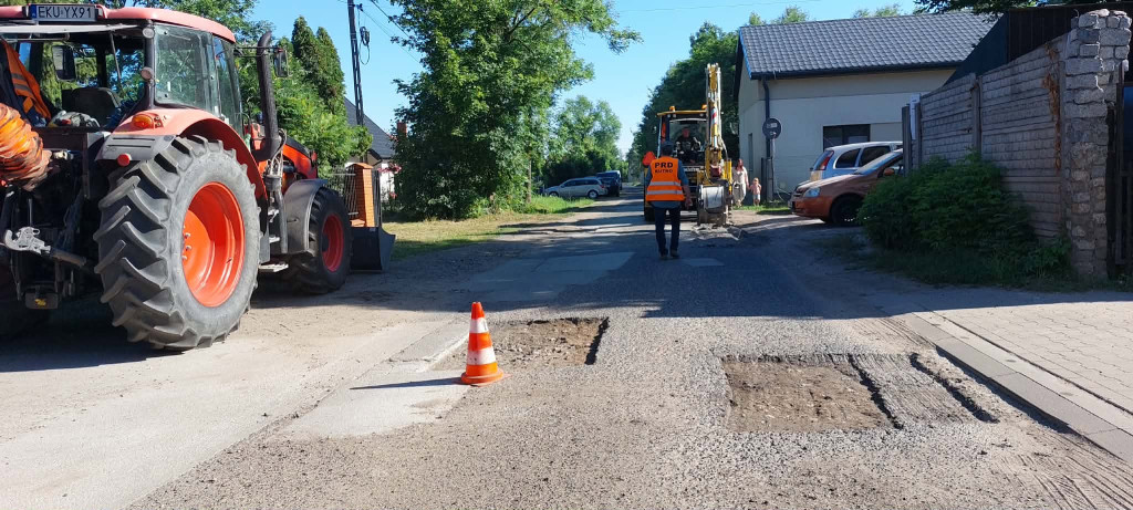 Ruszyły remonty dróg w gminie. Kierowcy muszą uważać
