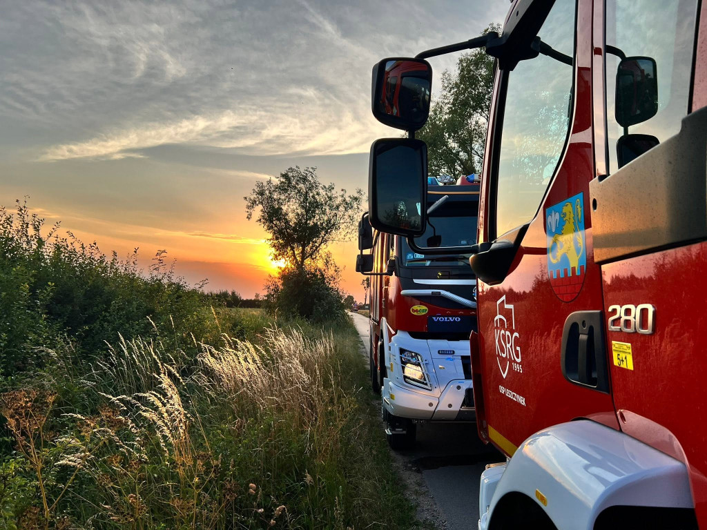 Kolejny pożar podczas upalnego dnia. Strażacy ruszyli do akcji w Julinkach