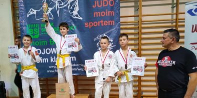Kutnowscy judocy na podium Ogólnopolskiego Turnieju Judo Dzieci -1093