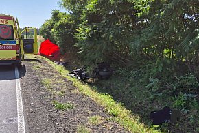 Śmiertelny wypadek na trasie Piątek-Zgierz – zginął 28-letni motocyklista-13503