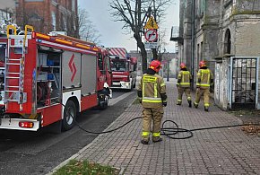 Alarm w centrum miasta. Pożar w piwnicy przy ul. Kościuszki-15704