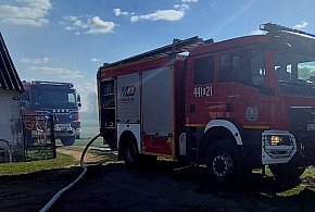 Drzykozy: groźny pożar, szybka reakcja służb ratunkowych