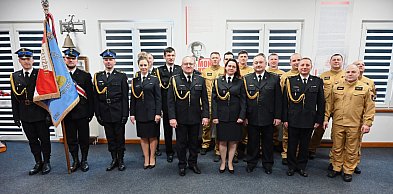 Uroczysta zbiórka w KPPSP Kutno: zakończenie służby asp. sztab. Adama Bogdańskiego