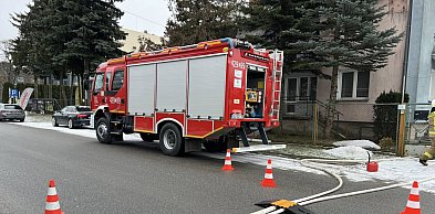 Interwencja przy ul. Chopina. Woda zalała część budynku
