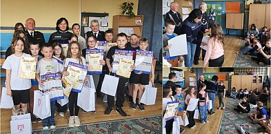 Młodzi strażacy z Dąbrowic błysnęli wiedzą. Emocjonujący turniej pożarniczy