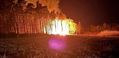 Ogromny pożar obok Kutna. Na miejscu liczne siły i środki