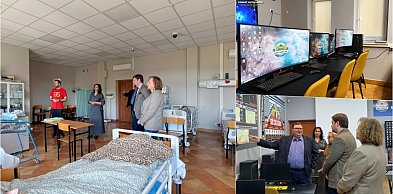 Władze powiatu w ANSGK. System Jaśmin i nowoczesne symulacje dla ratowników