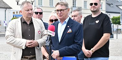 Konferencja KO w Kutnie: Poseł Habura o milionach z programu SAFE dla AMZ