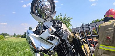 Dramat obok Piątku. Nie żyje około 80-letni kierowca trajki