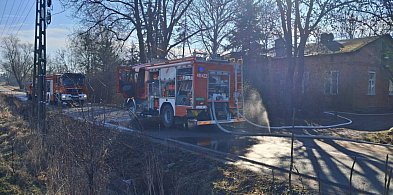 Pożar domu w Podgórzycach. Akcja sześciu zastępów straży pożarnej
