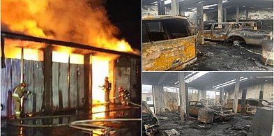 Nocny pożar strawił dorobek życia. Ruszyła zbiórka na warsztat pana Dominika