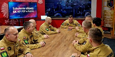 Kutnowscy strażacy na specjalnym szkoleniu. Stanowisko Kierowania udoskonalone