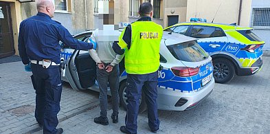Polowanie na włamywacza w Kutnie zakończone zatrzymaniem