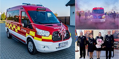 Nowy wóz strażacki w OSP Łęczyca. Ford Transit wzmocni bezpieczeństwo regionu