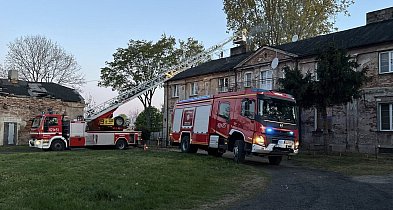 Pożar w Byszewie. Zapaliła się sadza w domu wielorodzinnym