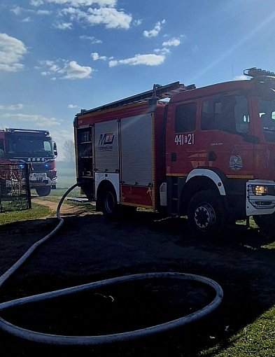 Drzykozy: groźny pożar, szybka reakcja służb ratunkowych