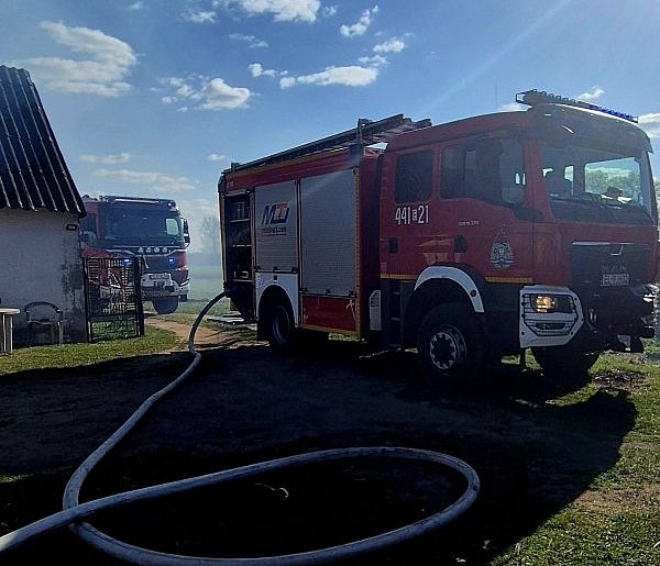 Drzykozy: groźny pożar, szybka reakcja służb ratunkowych