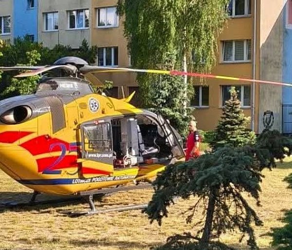 Tragedia na Łokietka. Interweniował śmigłowiec LPR