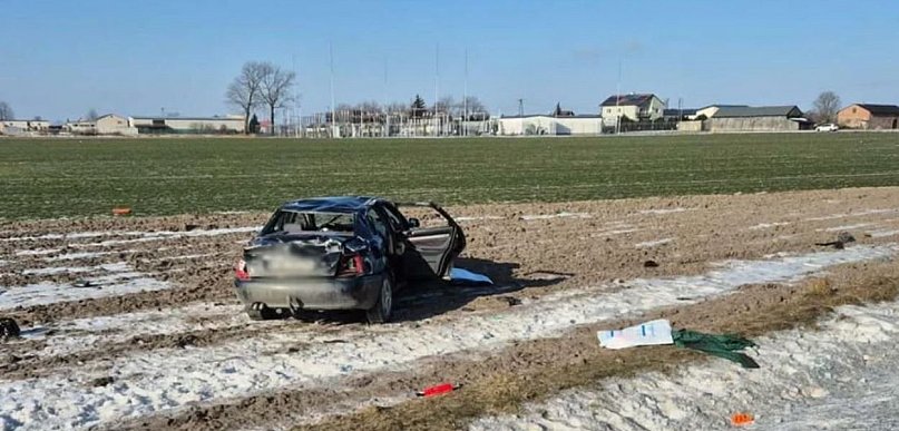 Wypadek na DK91 w Krężelewicach. Nie żyje 19-latka