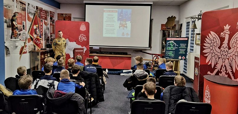 Bezpieczne ferie z kutnowskimi strażakami