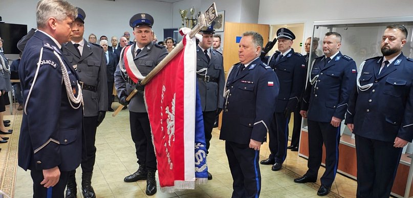 Nowy Komendant Powiatowy Policji w Łęczycy oficjalnie objął obowiązki