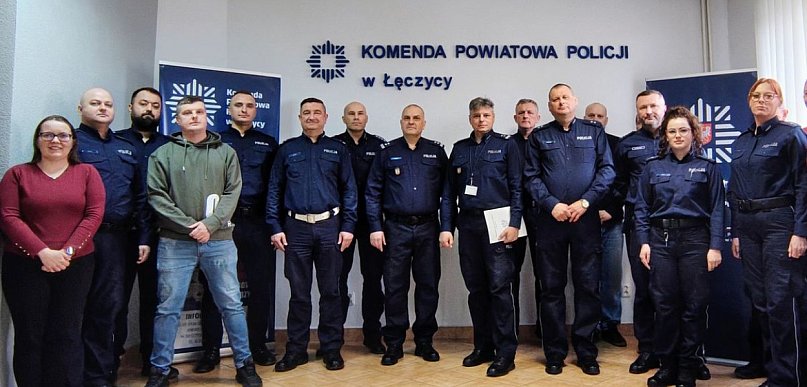 Zmiany kadrowe w Komendzie Powiatowej Policji w Łęczycy