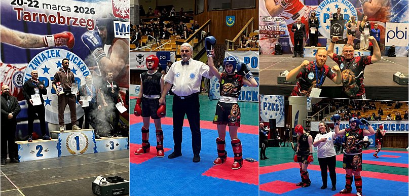 Deszcz medali dla kutnowskich kickbokserów. Julia Kopczyńska obroniła tytuł!