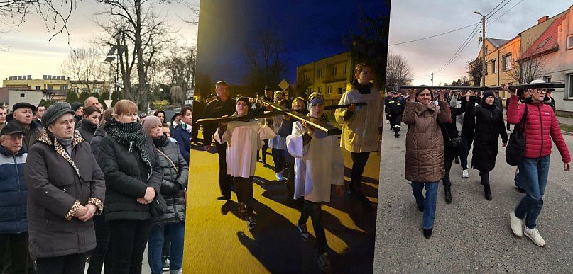 Mieszkańcy Dąbrowic na ulicach miasta. Wyjątkowe wydarzenie z udziałem władz