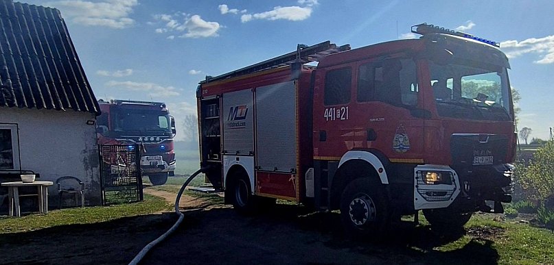 Drzykozy: groźny pożar, szybka reakcja służb ratunkowych