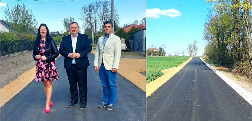 Gmina Kutno: Strzegocin zyskał nową drogę. Trwa kolejna inwestycja w Gołębiewie