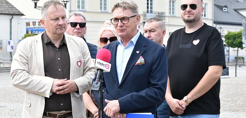 Konferencja KO w Kutnie: Poseł Habura o milionach z programu SAFE dla AMZ