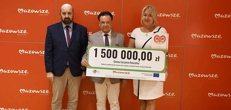 1,5 mln zł dla gminy Szczawin Kościelny na przydomowe oczyszczalnie
