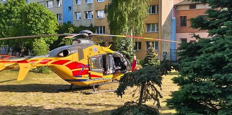 Tragedia na Łokietka. Interweniował śmigłowiec LPR