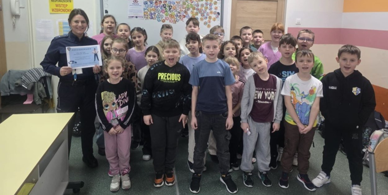 Kutnowscy policjanci o bezpiecznych feriach 2026