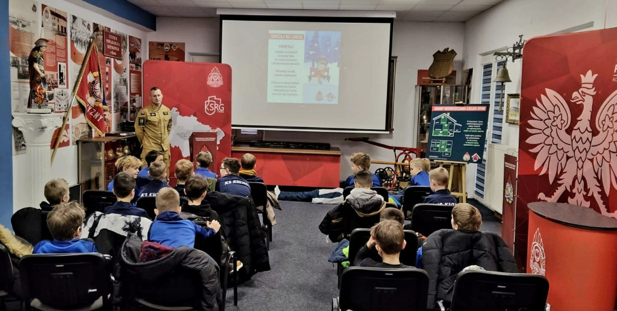 Bezpieczne ferie z kutnowskimi strażakami