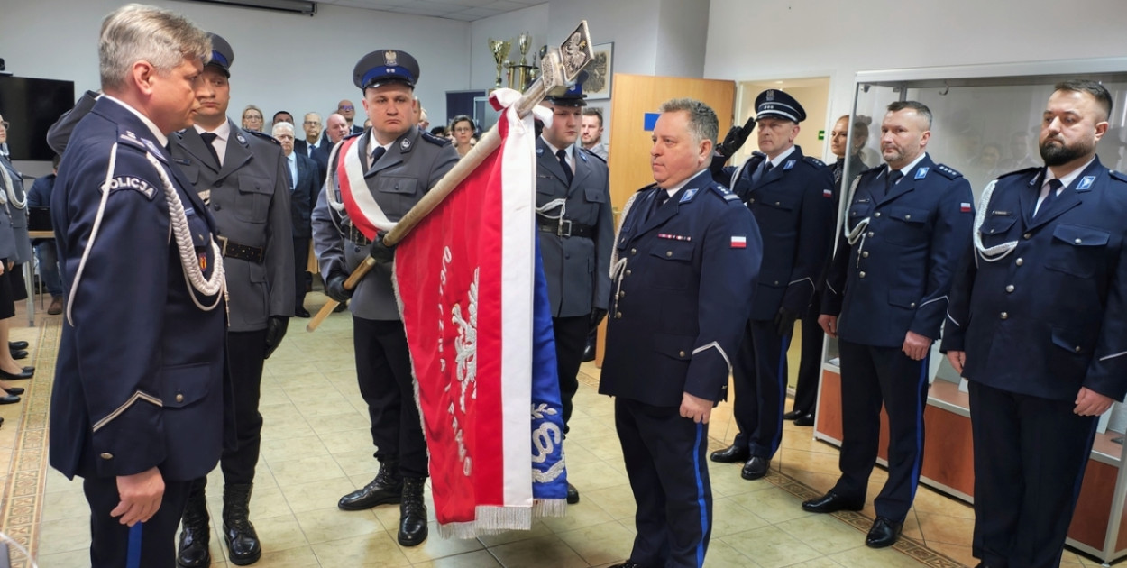 Nowy Komendant Powiatowy Policji w Łęczycy oficjalnie objął obowiązki