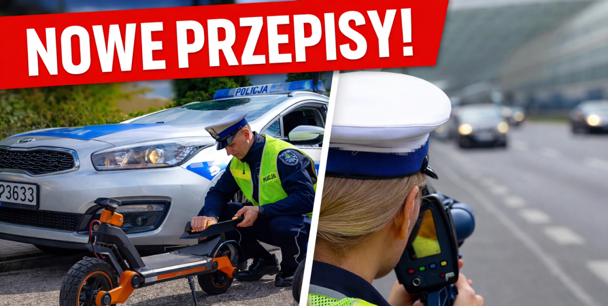 Nowe przepisy wchodzą od dziś. Jest apel Policji
