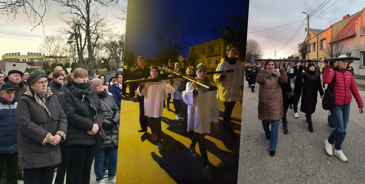 Mieszkańcy Dąbrowic na ulicach miasta. Wyjątkowe wydarzenie z udziałem władz