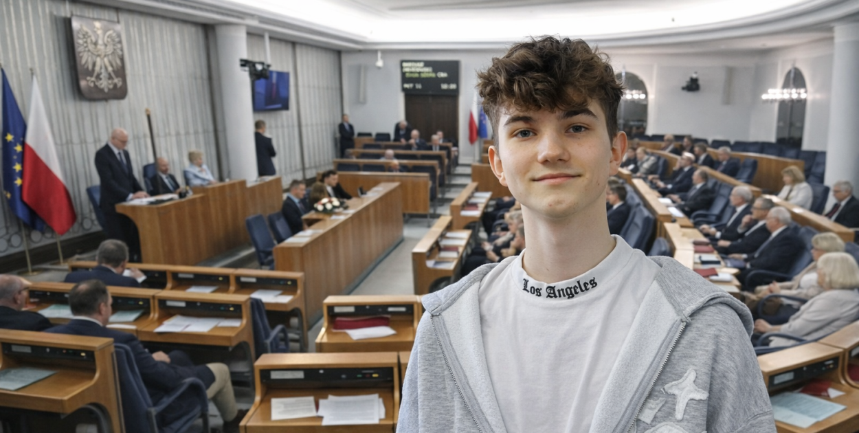 Szymon Tralewski – uczeń, który udowadnia, że polityka może fascynować młodych