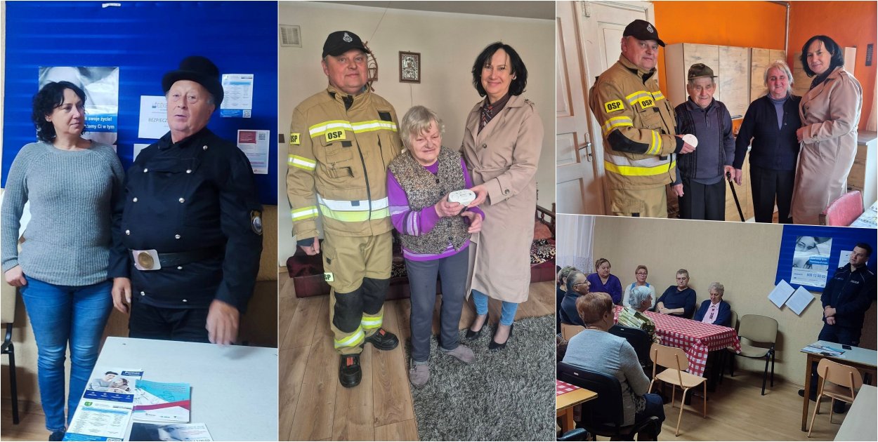 Bezpieczeństwo seniorów w Dąbrowicach. Służby jednoczą siły i rozdają czujki